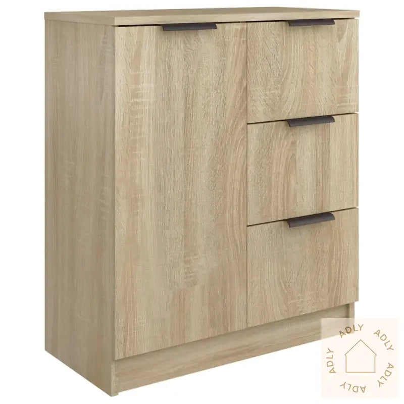 Skjenk Sonoma Eik 60X30X70 Cm Konstruert Tre