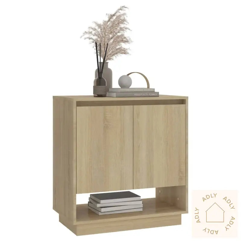 Skjenk Sonoma Eik 70X41X75 Cm Konstruert Tre