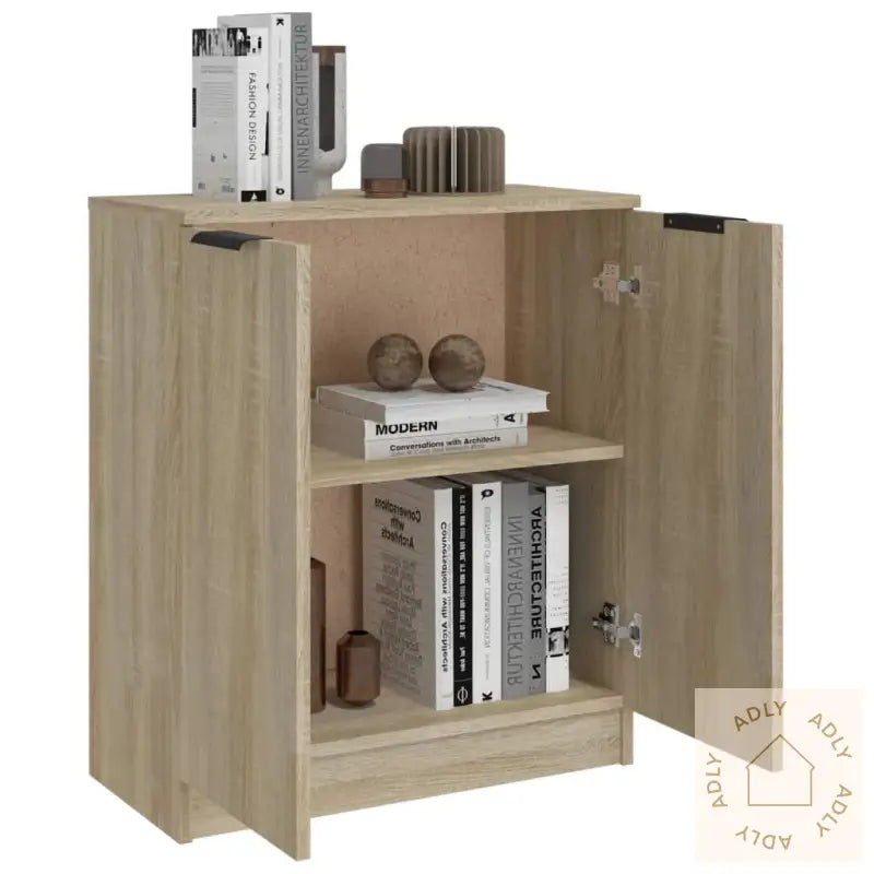 Skjenk Sonoma Eik 60X30X70 Cm Konstruert Tre