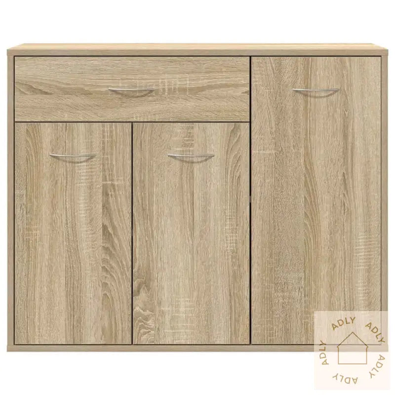 Skjenk Sonoma Eik 88X30X70 Cm Konstruert Tre