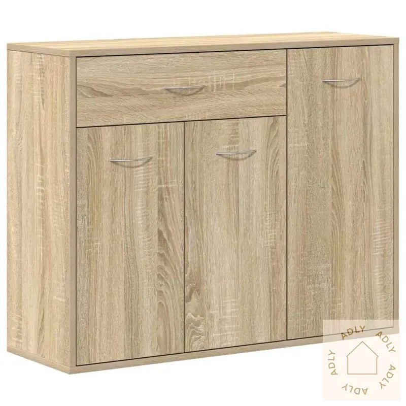 Skjenk Sonoma Eik 88X30X70 Cm Konstruert Tre