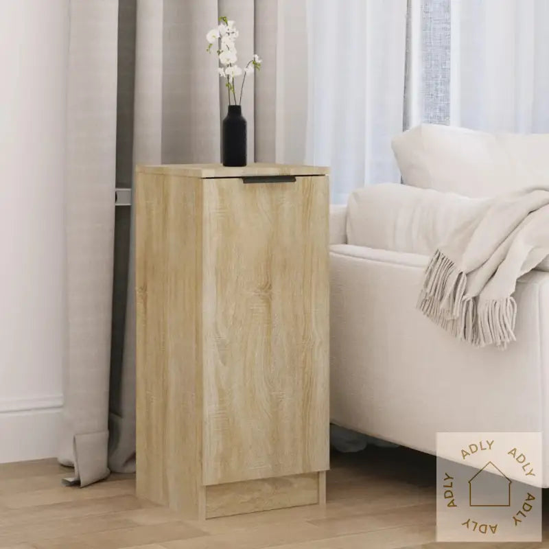 Skjenk Sonoma Eik 30X30X70 Cm Konstruert Tre