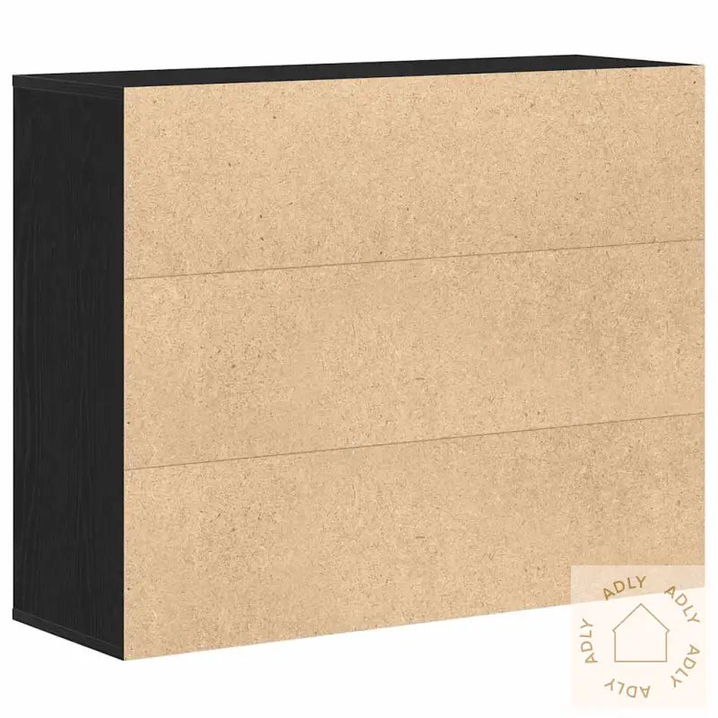 Skjenk Svart Eik 88X30X70 Cm Konstruert Tre