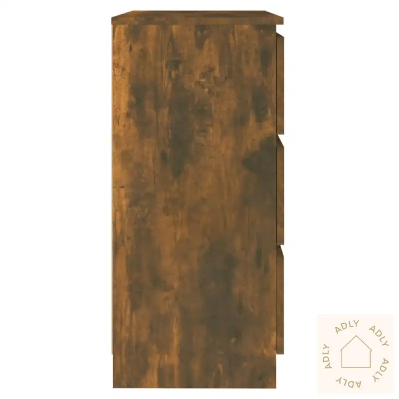 Skjenk Røkt Eik 60X35X76 Cm Konstruert Tre