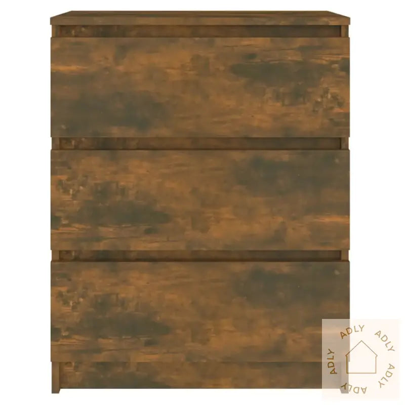 Skjenk Røkt Eik 60X35X76 Cm Konstruert Tre