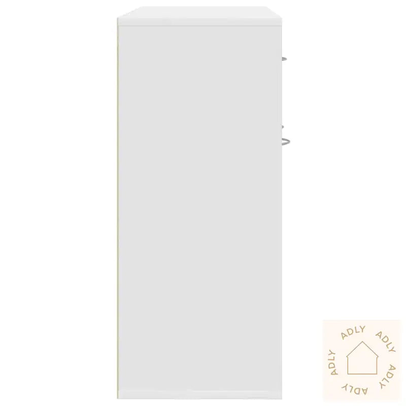 Skjenk Hvit 88X30X70 Cm Konstruert Tre