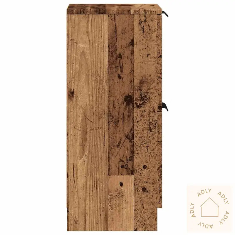 Skjenk Gammelt Tre 30X30X70 Cm Konstruert Tre