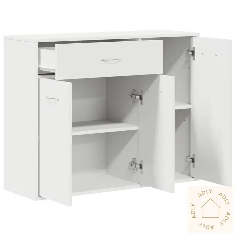Skjenk Hvit 88X30X70 Cm Konstruert Tre