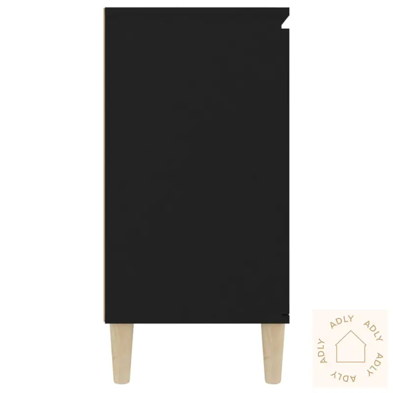 Skjenk Svart 101X35X70 Cm Konstruert Tre