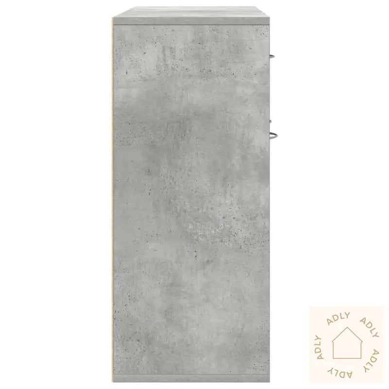 Skjenk Betonggrå 88X30X70 Cm Konstruert Tre