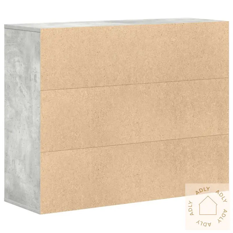 Skjenk Betonggrå 88X30X70 Cm Konstruert Tre