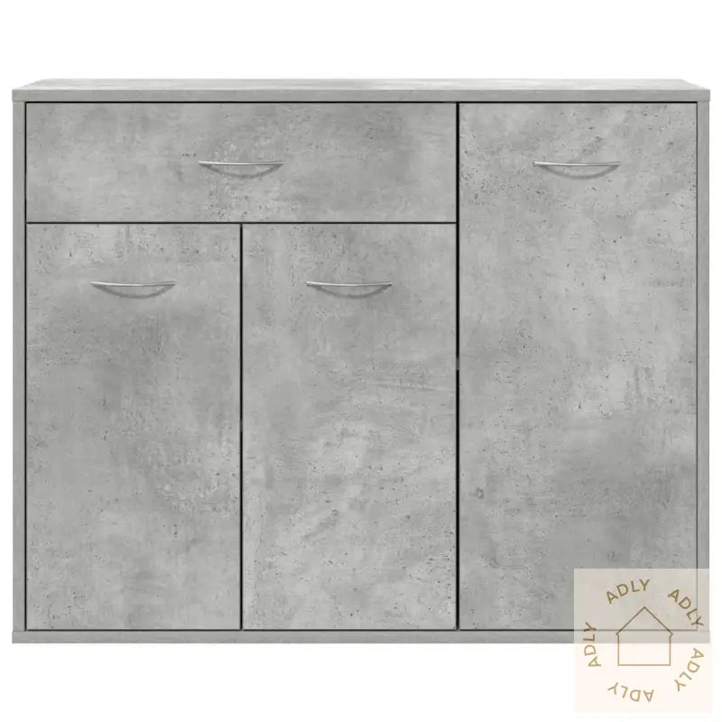 Skjenk Betonggrå 88X30X70 Cm Konstruert Tre