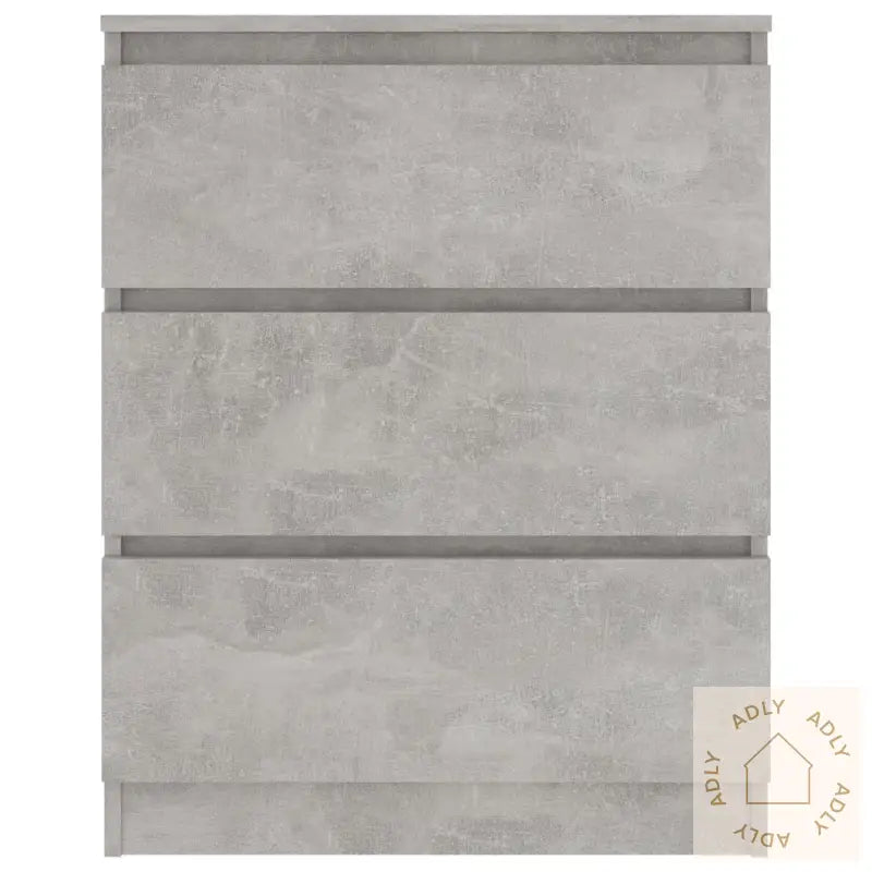 Skjenk Betonggrå 60X35X76 Cm Konstruert Tre