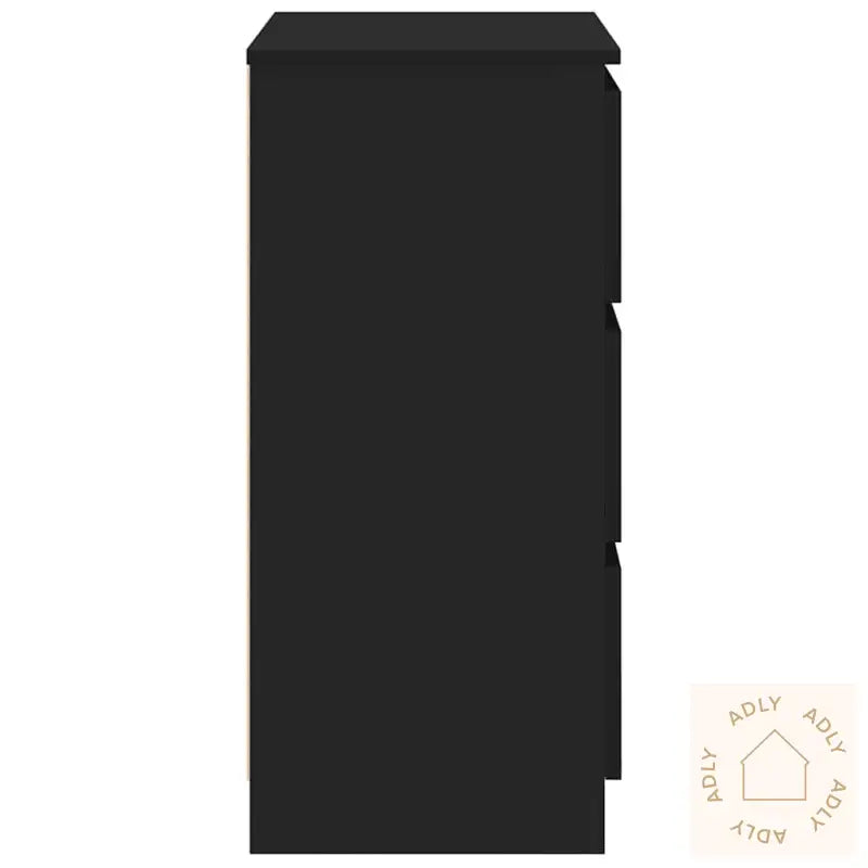 Skjenk Svart 60X35X76 Cm Konstruert Tre
