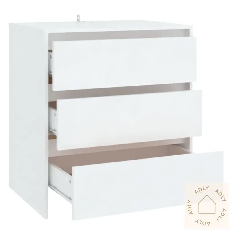 Skjenk Hvit 70X41X75 Cm Konstruert Tre