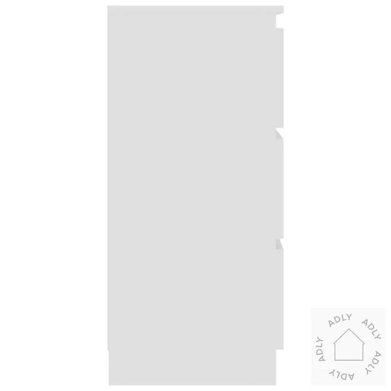 Skjenk Hvit 60X35X76 Cm Konstruert Tre