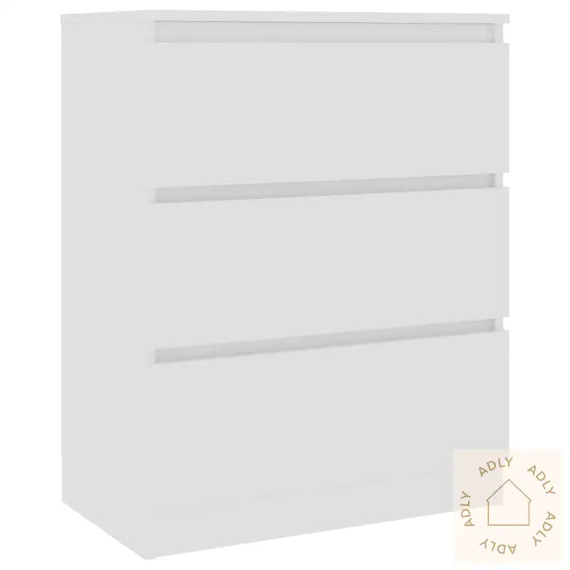Skjenk Hvit 60X35X76 Cm Konstruert Tre
