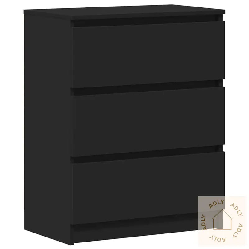 Skjenk Svart 60X35X76 Cm Konstruert Tre