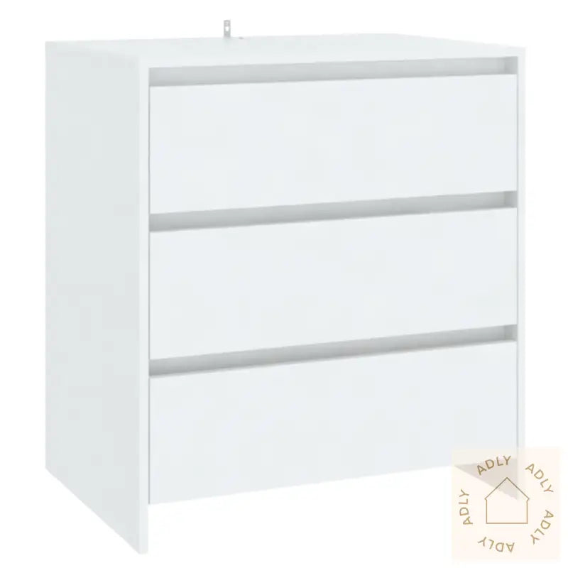 Skjenk Hvit 70X41X75 Cm Konstruert Tre