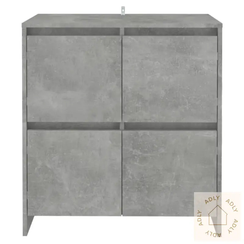 Skjenk Betonggrå 70X41X75 Cm Konstruert Tre