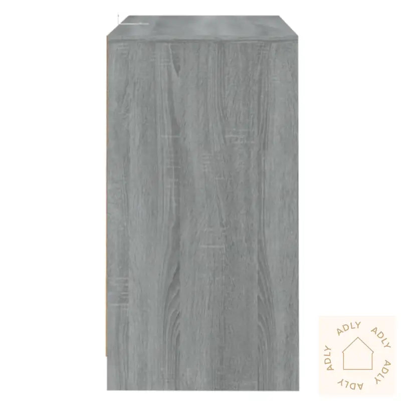 Skjenker 2 Stk Grå Sonoma Eik 70X41X75 Cm Konstruert Tre