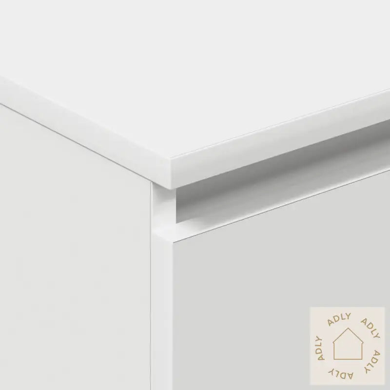 Skjenk Hvit 60X35X98,5 Cm Konstruert Tre