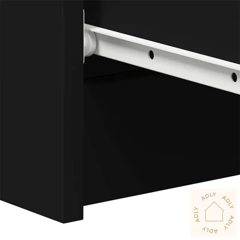 Skjenk Svart 60X35X98,5 Cm Konstruert Tre