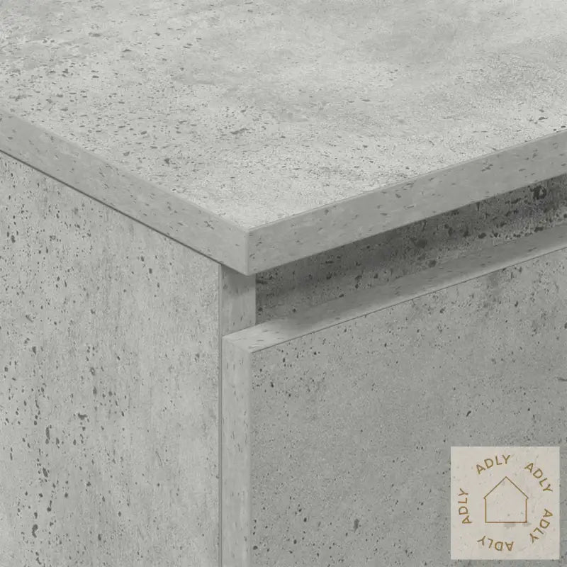 Skjenk Betonggrå 60X35X98,5 Cm Konstruert Tre