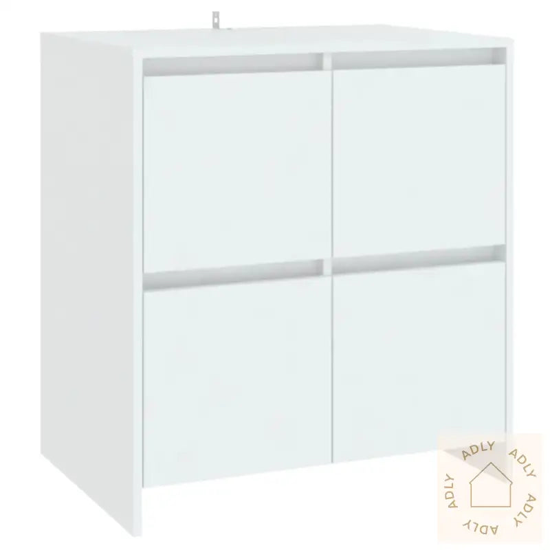 Skjenk Hvit 70X41X75 Cm Konstruert Tre