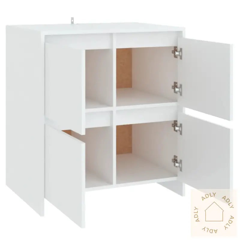 Skjenk Hvit 70X41X75 Cm Konstruert Tre