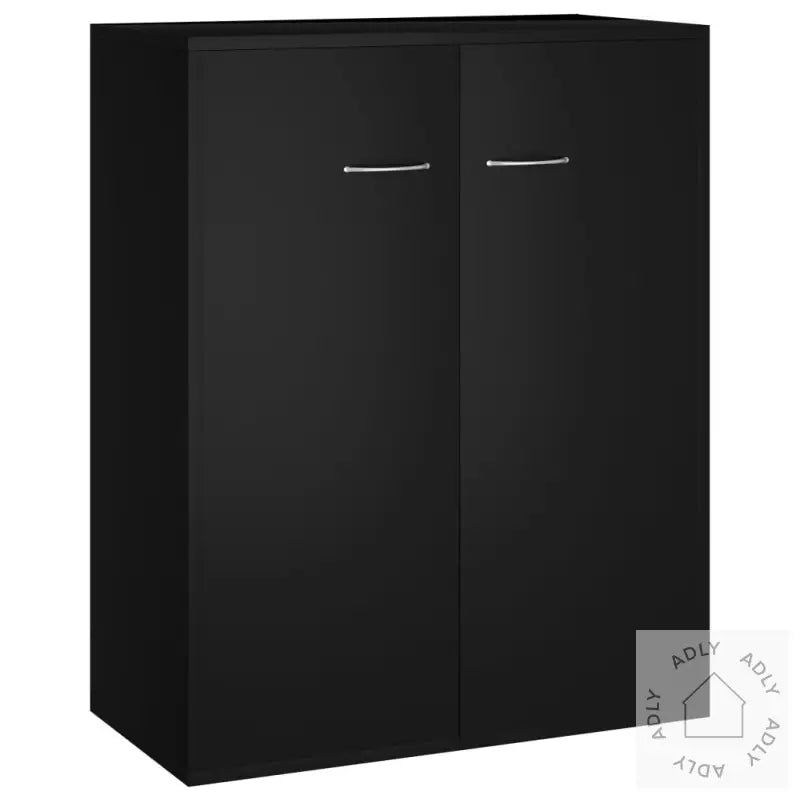 Skjenk Svart 60X30X75 Cm Konstruert Tre