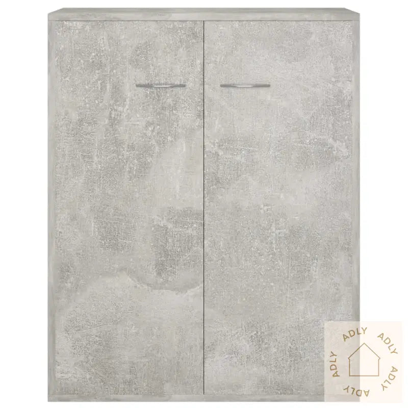 Skjenk Betonggrå 60X30X75 Cm Konstruert Tre