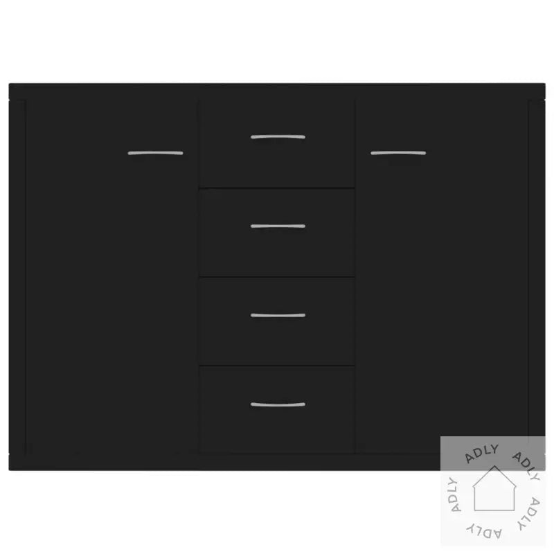 Skjenk Svart 88X30X65 Cm Konstruert Tre