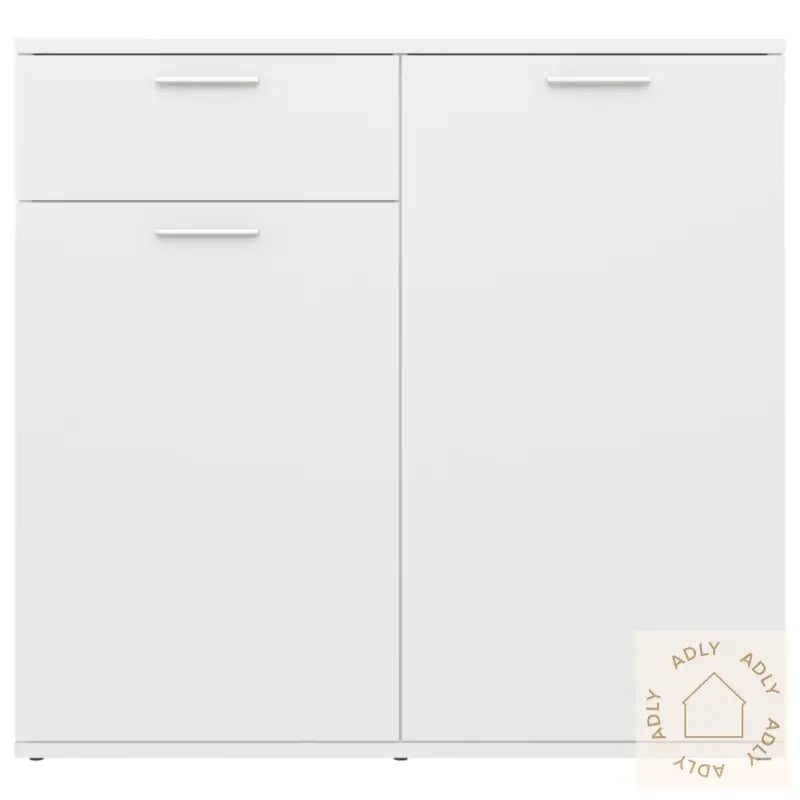 Skjenk Hvit 80X36X75 Cm Konstruert Tre