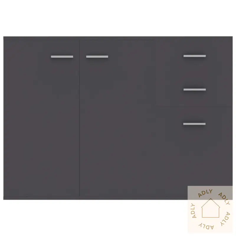 Skjenk Grå 105X30X75 Cm Konstruert Tre