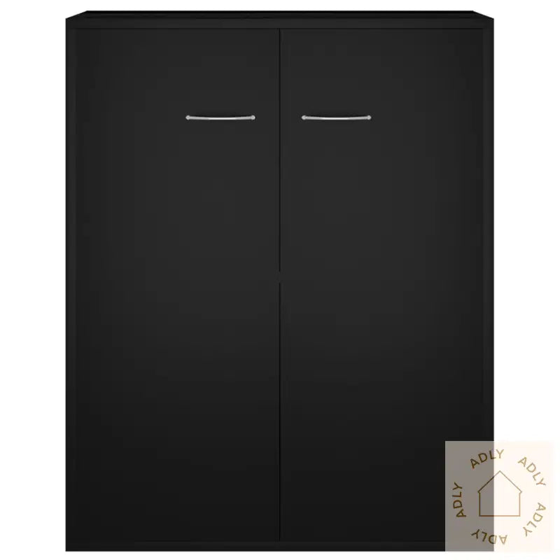 Skjenk Svart 60X30X75 Cm Konstruert Tre