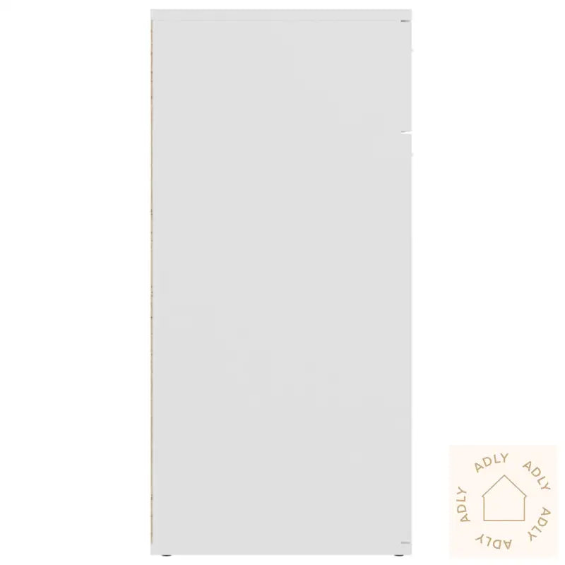 Skjenk Hvit 80X36X75 Cm Konstruert Tre