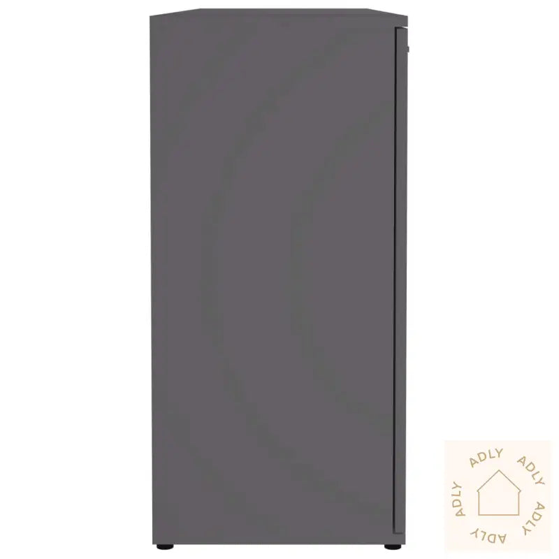 Skjenk Grå 120X35,5X75 Cm Konstruert Tre