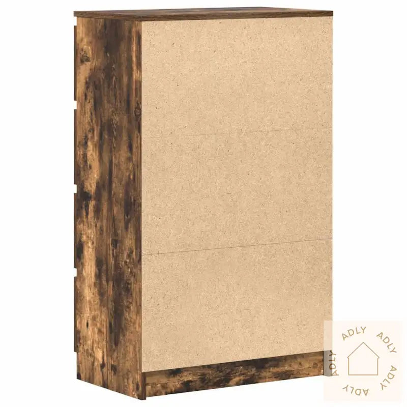Skjenk Røkt Eik 60X35X98,5 Cm Konstruert Tre