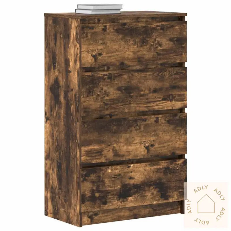 Skjenk Røkt Eik 60X35X98,5 Cm Konstruert Tre