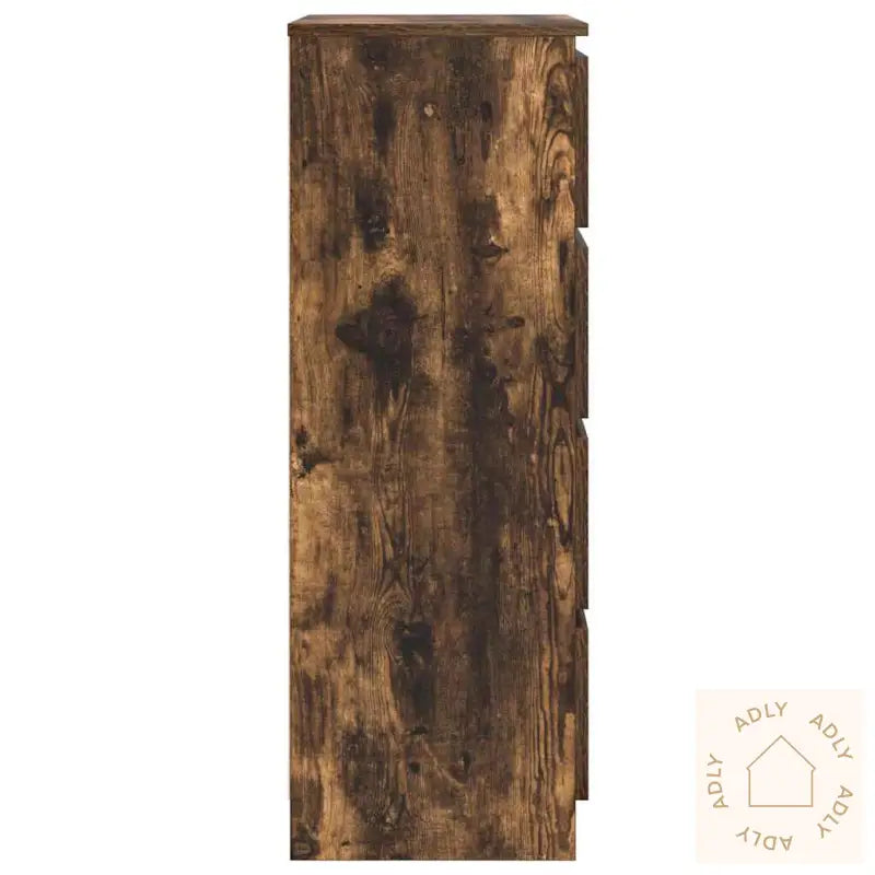 Skjenk Røkt Eik 60X35X98,5 Cm Konstruert Tre
