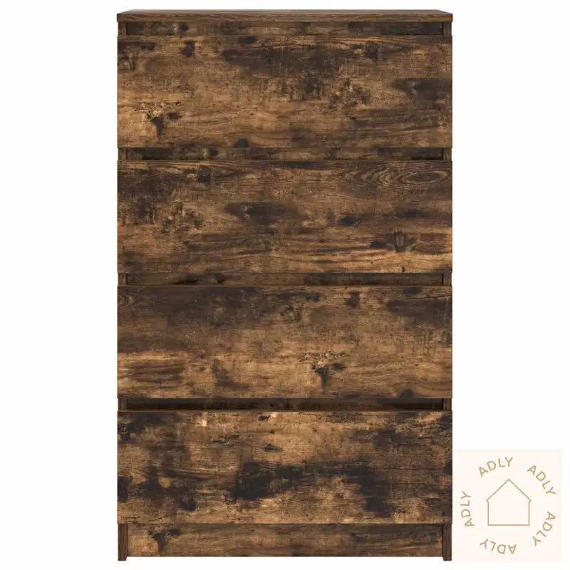Skjenk Røkt Eik 60X35X98,5 Cm Konstruert Tre