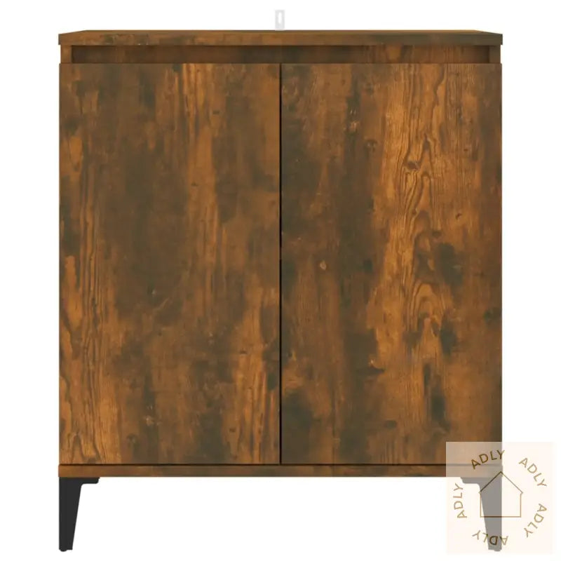 Skjenk Røkt Eik 60X35X70 Cm Konstruert Tre