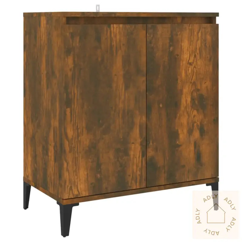 Skjenk Røkt Eik 60X35X70 Cm Konstruert Tre
