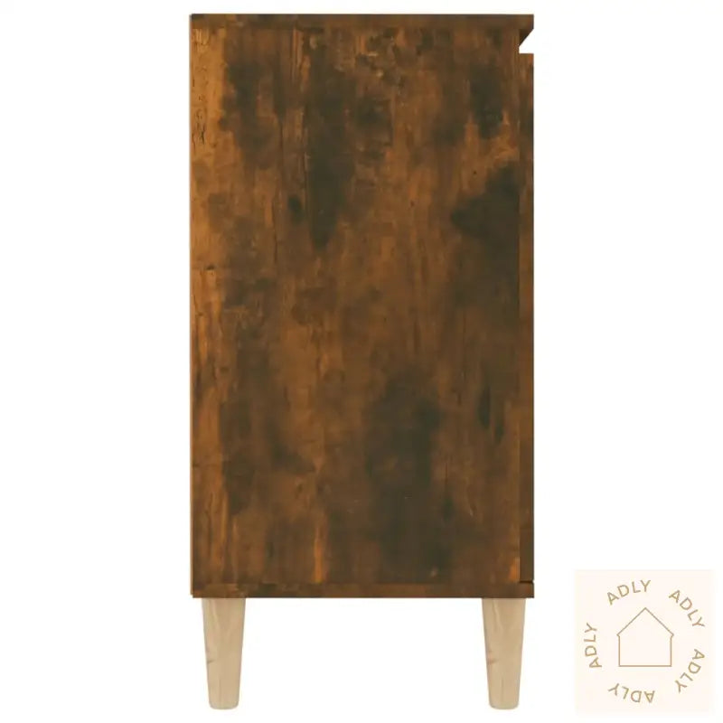 Skjenk Røkt Eik 101X35X70 Cm Konstruert Tre