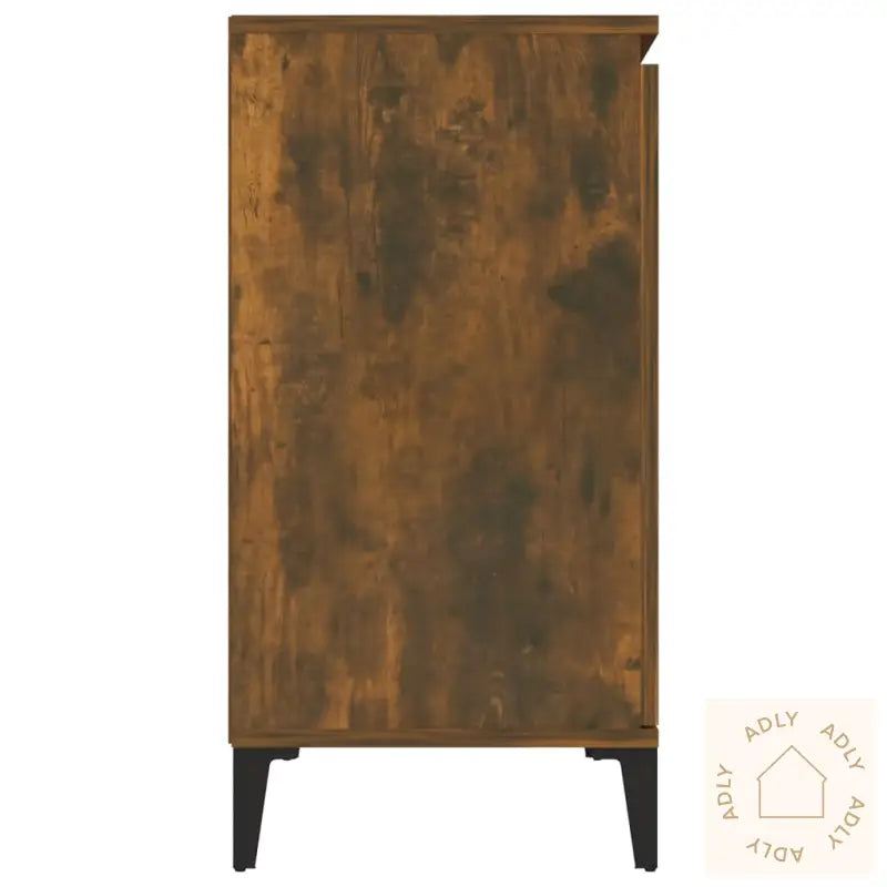 Skjenk Røkt Eik 104X35X70 Cm Konstruert Tre