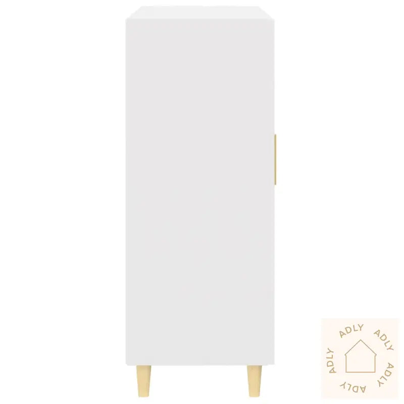 Skjenk Hvit 69,5X34X90 Cm Konstruert Tre