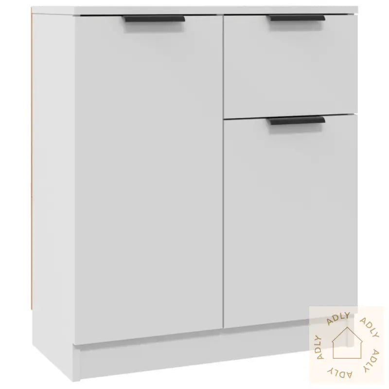 Skjenk Hvit 60X30X70 Cm Konstruert Tre