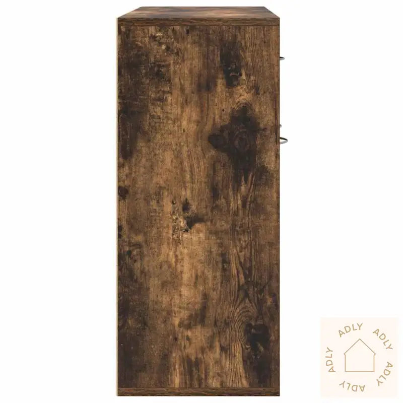 Skjenk Røkt Eik 88X30X70 Cm Konstruert Tre