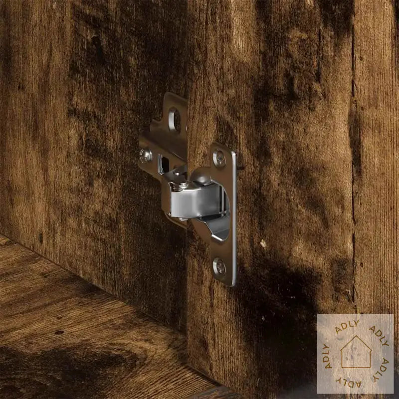 Skjenk Røkt Eik 88X30X70 Cm Konstruert Tre